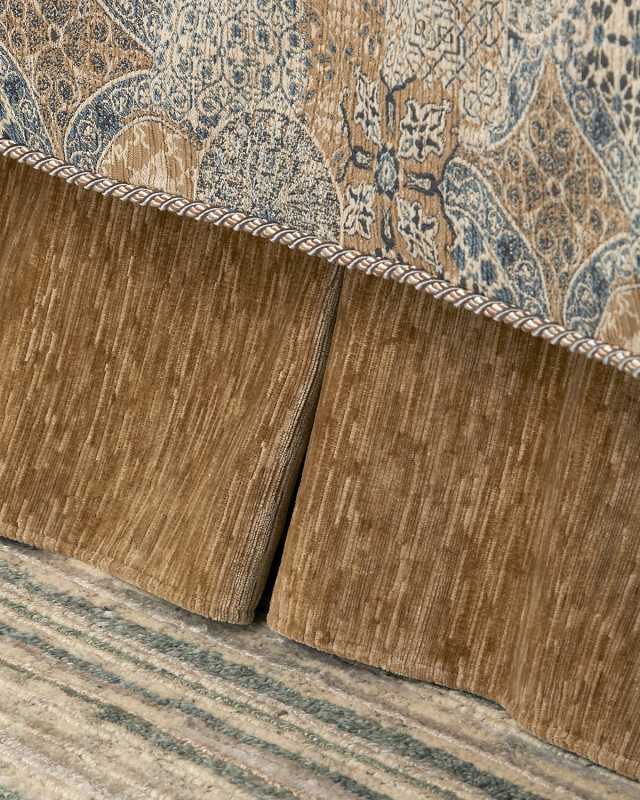 Mesa Velvet Tailored Bed Skirt,